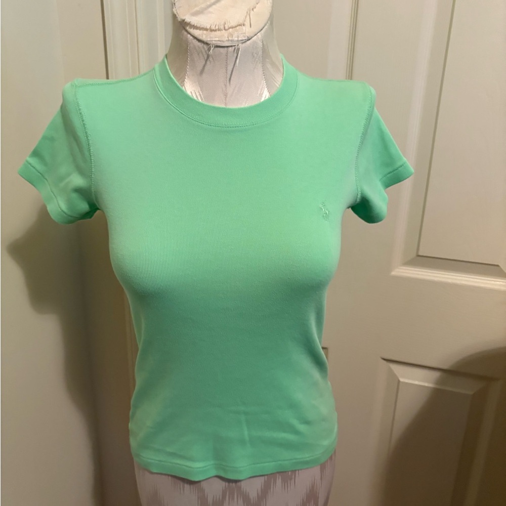 Ralph Lauren Sport Mint Green tee size S $89